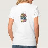"Color Your Mind" Graffiti Art  T-Shirt (Rückseite)