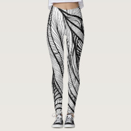 Color-Your-Own Line Art: einzigartig, lustig, akti Leggings