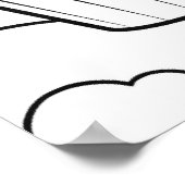 Color Yourself Kawaii Wall Poster (Ecke)