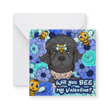 COLORABLE Kids Classroom Valentines Bee Dog Puppy