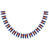 Coloradan Fahne, amerikanisches Flaggenbanner Wimpelkette (Alle)