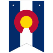 Coloradan Fahne, amerikanisches Flaggenbanner Wimpelkette (Zweite Fahne)