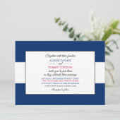 Coloradan Flag, Fahne von Colorado Wedding Einladung (Stehend Vorderseite)