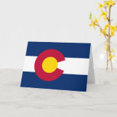 Coloradan Flag, Flag of Colorado Karte (Gelbe Blume)