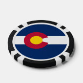 Coloradan Flag, Flag of Colorado Pokerchips (Einzeln)