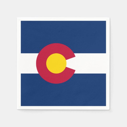 Coloradan Flag, Flag of Colorado Serviette (Vorderseite)