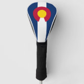 Coloradan-Flagge, amerikanische Staatsflagge Golf Headcover (Vorderseite)