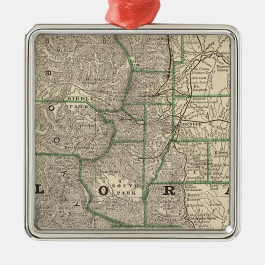 Colorado 12 ornament aus metall (Vorne)