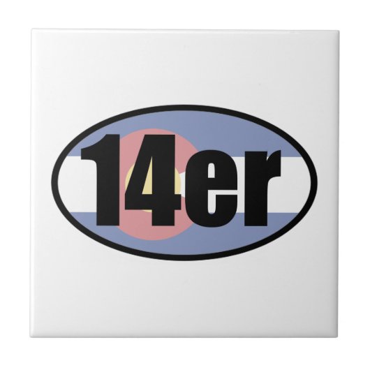 Colorado 14ers fliese (Vorderseite)