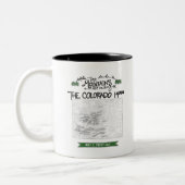 Colorado 14ers Fourteeners Entwurf Zweifarbige Tasse (Links)