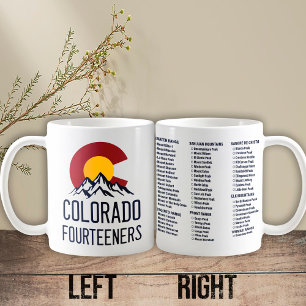Colorado 14ers Fourteeners Mountain Souvenirs Kaffeetasse