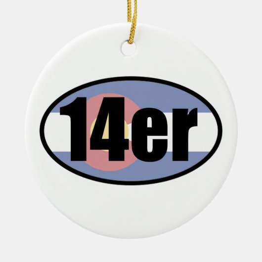 Colorado 14ers keramik ornament (Vorne)