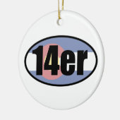 Colorado 14ers keramik ornament (Links)