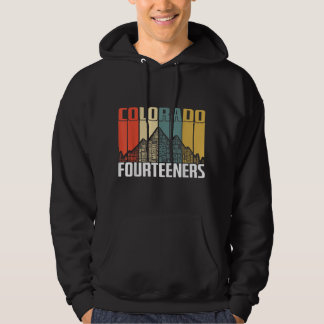 Colorado 14ers Wandern Fourteeners Retro Vintage G Hoodie