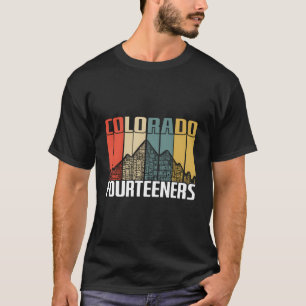 Colorado 14Ers Wandern Fourteeners Retro Vintage G T-Shirt