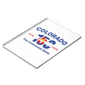 Colorado 150 der Centennial-Staat Notizblock (Linke Seite)