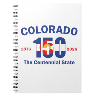 Colorado 150 der Centennial-Staat Notizblock