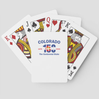 Colorado 150 der Centennial-Staat Spielkarten