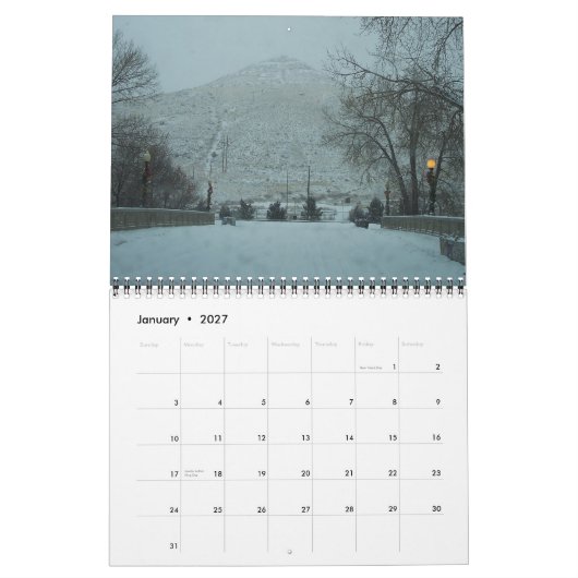 Colorado 2015 fotografiert Kalender (Jan 2027)