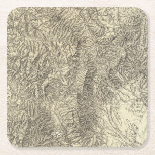 Colorado 2 rechteckiger pappuntersetzer