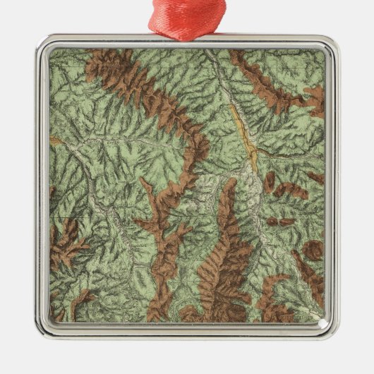 Colorado 3 silbernes ornament (Vorne)