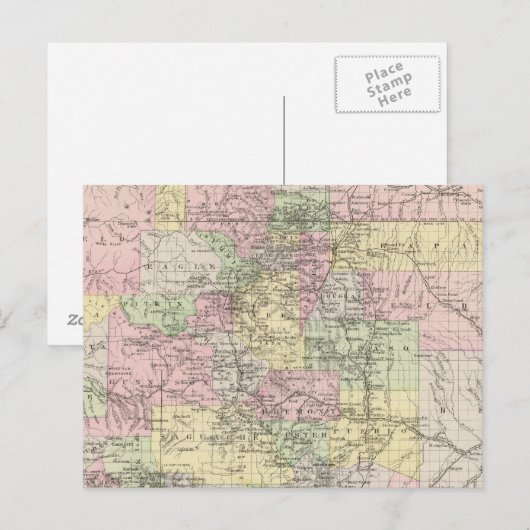 Colorado 8 postkarte (Vorne/Hinten)