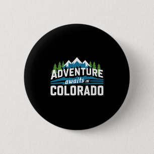 Colorado-Abenteuer wartet Rocky Mountain Wandern Button