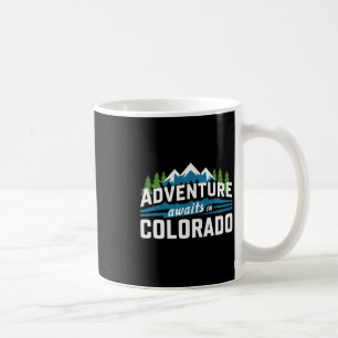 Colorado Abenteuer wartet Rocky Mountain Wanderung Kaffeetasse