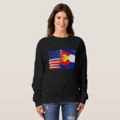 Colorado American Flag Fusion Essential Sweatshirt (Vorne ganz)