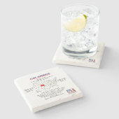 Colorado American Staat auf der Karte und nützlich Steinuntersetzer (Seitenansicht)