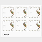 Colorado Animals Holiday Sticker (Blatt)