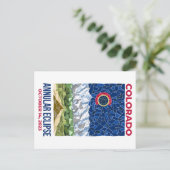 Colorado Annular Eclipse Postkarte (Stehend Vorderseite)