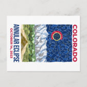 Colorado Annular Eclipse Postkarte (Vorderseite)