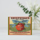 Colorado Apple Design Postkarte (Stehend Vorderseite)