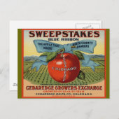 Colorado Apple Design Postkarte (Vorne/Hinten)
