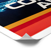 Colorado Art Ski Poster Continental Airlines (Ecke)