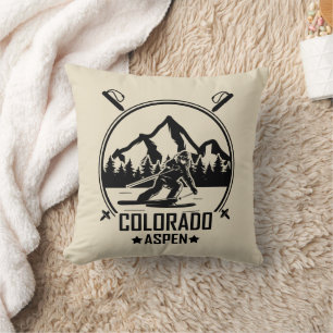 Colorado Aspen Skigebiet Kissen