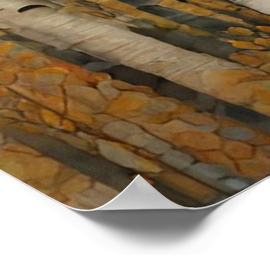 Colorado Aspens Mountain Fall Poster (Ecke)