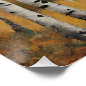 Colorado Aspens Mountain Lake Fall Poster (Ecke)