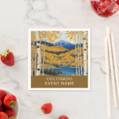 Colorado Aspens Mountains Serviette (Beispiel)