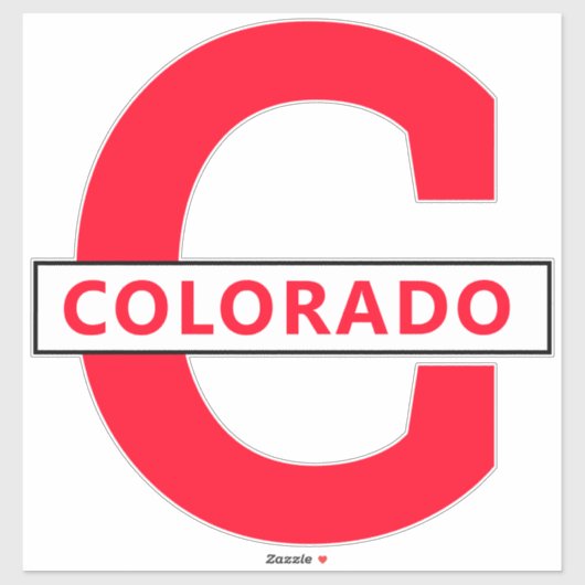 Colorado Aufkleber (Blatt)