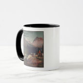 Colorado-Bahn-Werbeposter Tasse (Vorderseite Links)