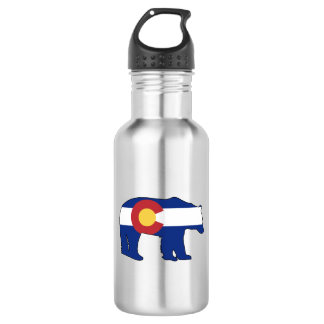 Colorado-Bärenflagge Edelstahlflasche