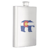 Colorado-Bärenflagge Flachmann (Rechts)