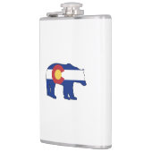 Colorado-Bärenflagge Flachmann (Links)