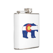 Colorado-Bärenflagge Flachmann (Rechts)