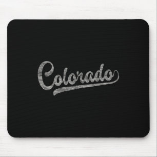 Colorado Baseball-Fan Vintage Rocky Mountains Mousepad