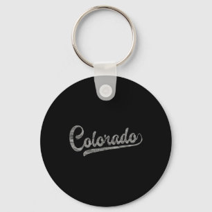 Colorado Baseball Fan Vintage Rocky Mountains Schlüsselanhänger