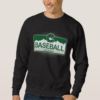 Colorado Baseball License Plate Sweatshirt