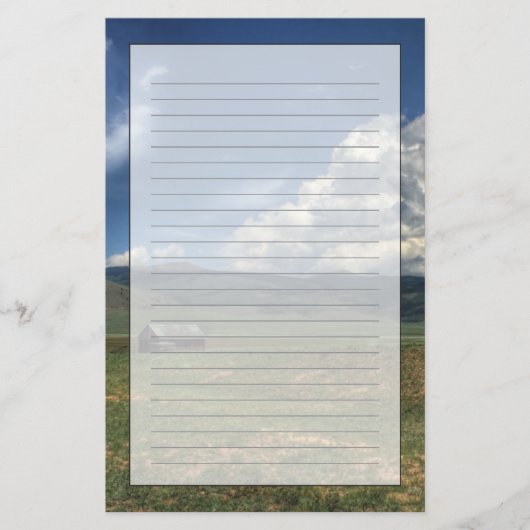 Colorado-Bauernhof Briefpapier (Vorderseite)